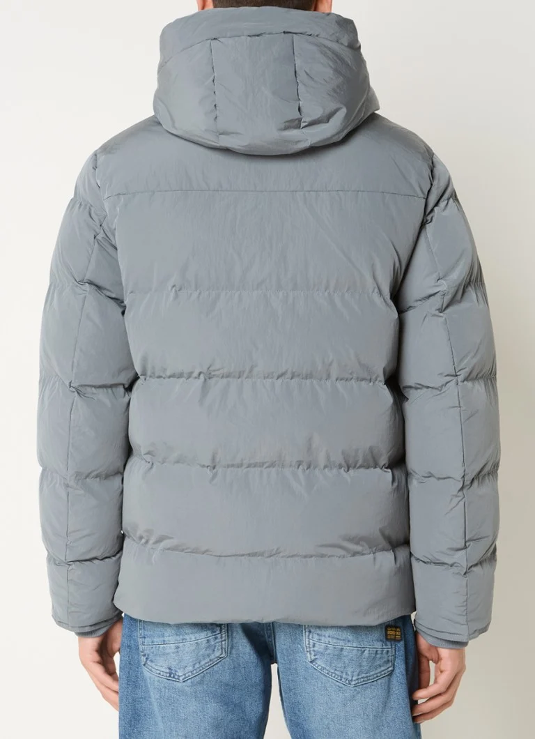 Airforce Morris puffer jacket with zip pockets