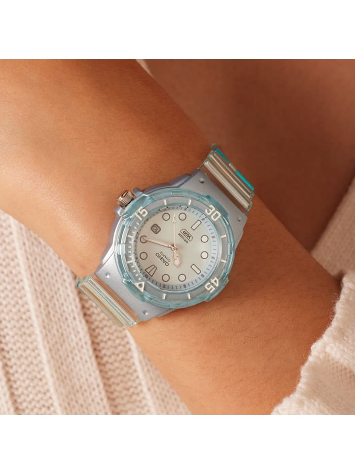 Casio Kunststoff Quarzuhr Casio Blau günstig kaufen 20,5 cm