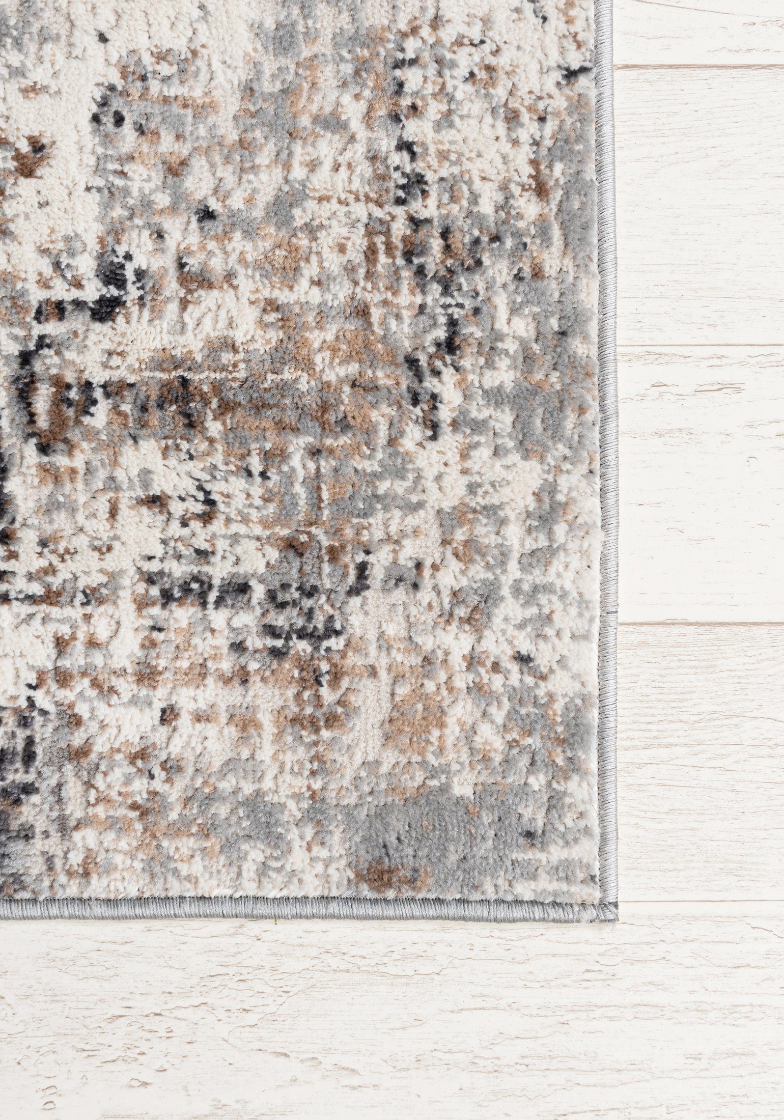 Läufer Läufer FlurLäufer Modern für Vorzimmer Schlafzimmer - Abstrakt Muster, Mazovia, 80 x 100 cm, Kurzflor, Meterware