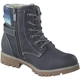 Puccetti Schnür Boots in blau