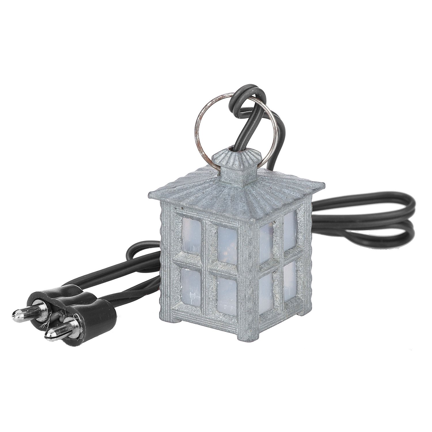 Kleine Lampe aus Metall, 2,1 x 2,1 x 3 cm
