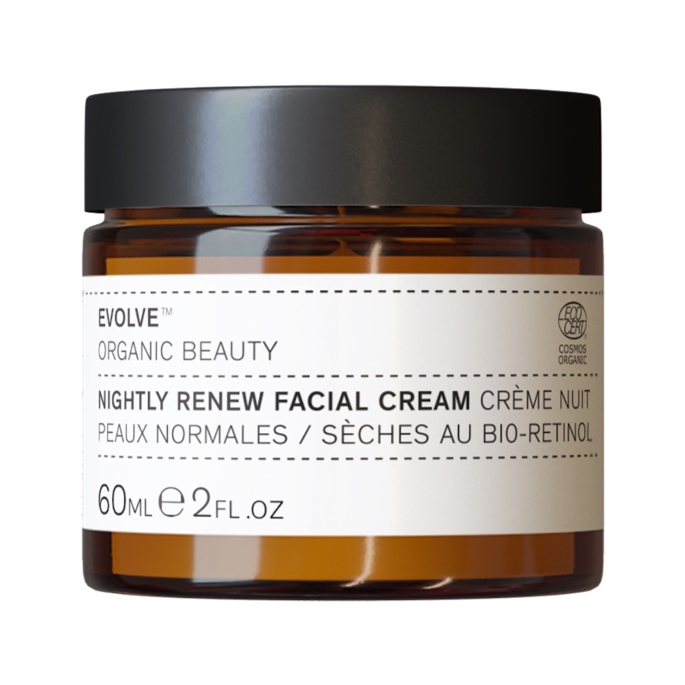 evolve organic beauty Nightly Renew Facial Cream 60ml Crème de nuit