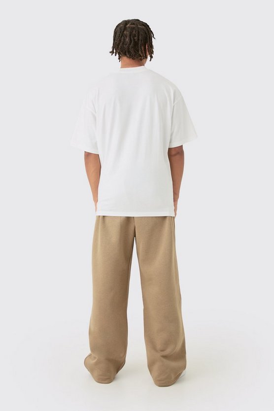 Oversize Man T-Shirt mit Print