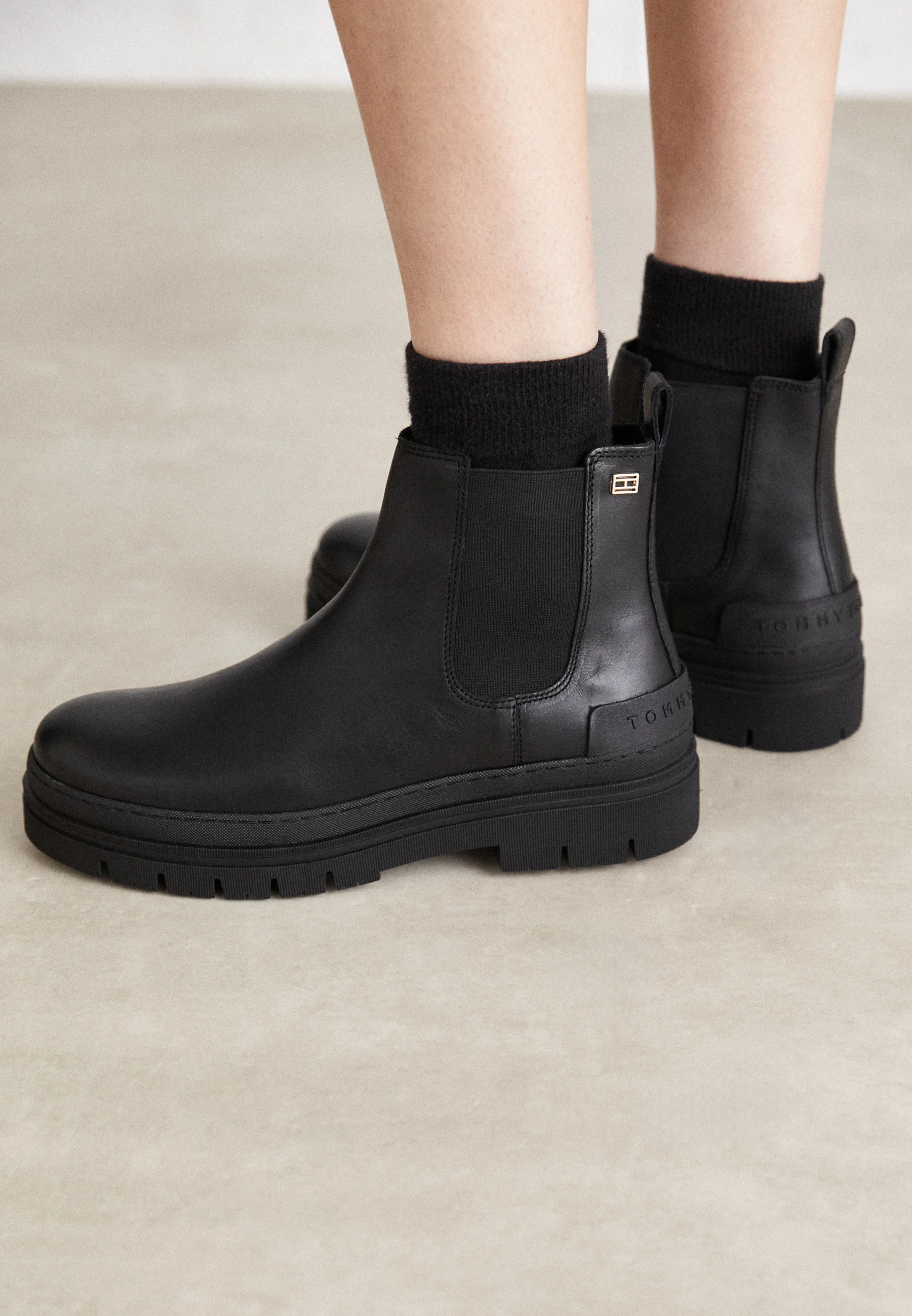 Tommy Hilfiger CASUAL FLAT - Botines con plataforma