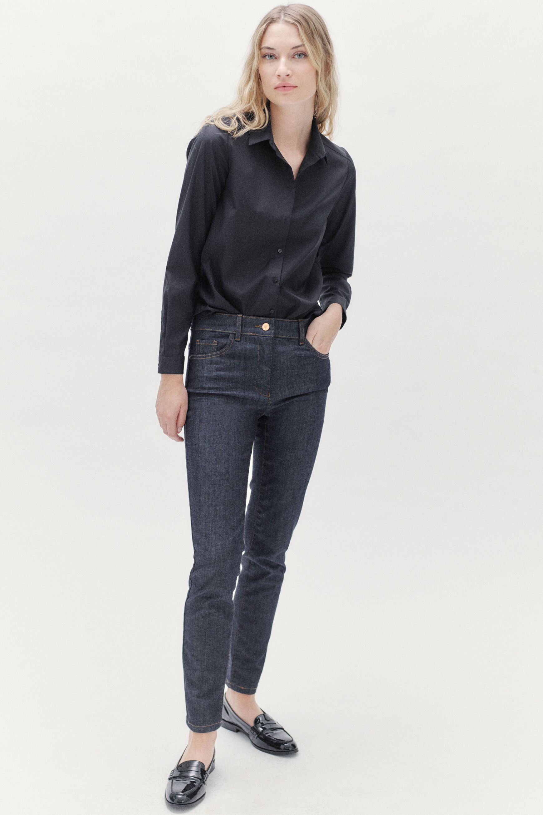 pantalon kyle denim double stone femme