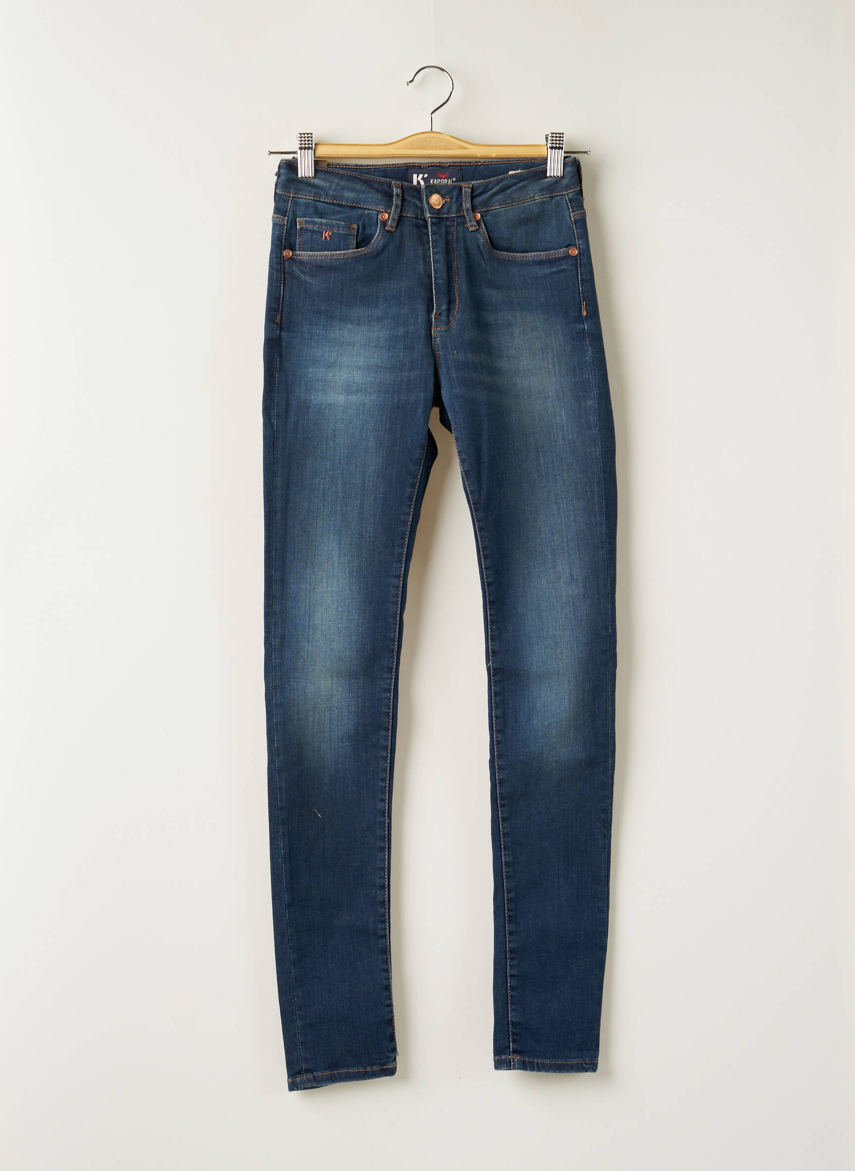 Kaporal Jeans Skinny Fille couleur bleu