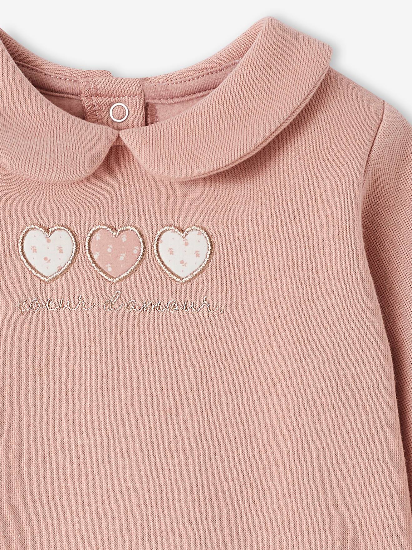 Ensemble bébé sweat et pantalon chocolat