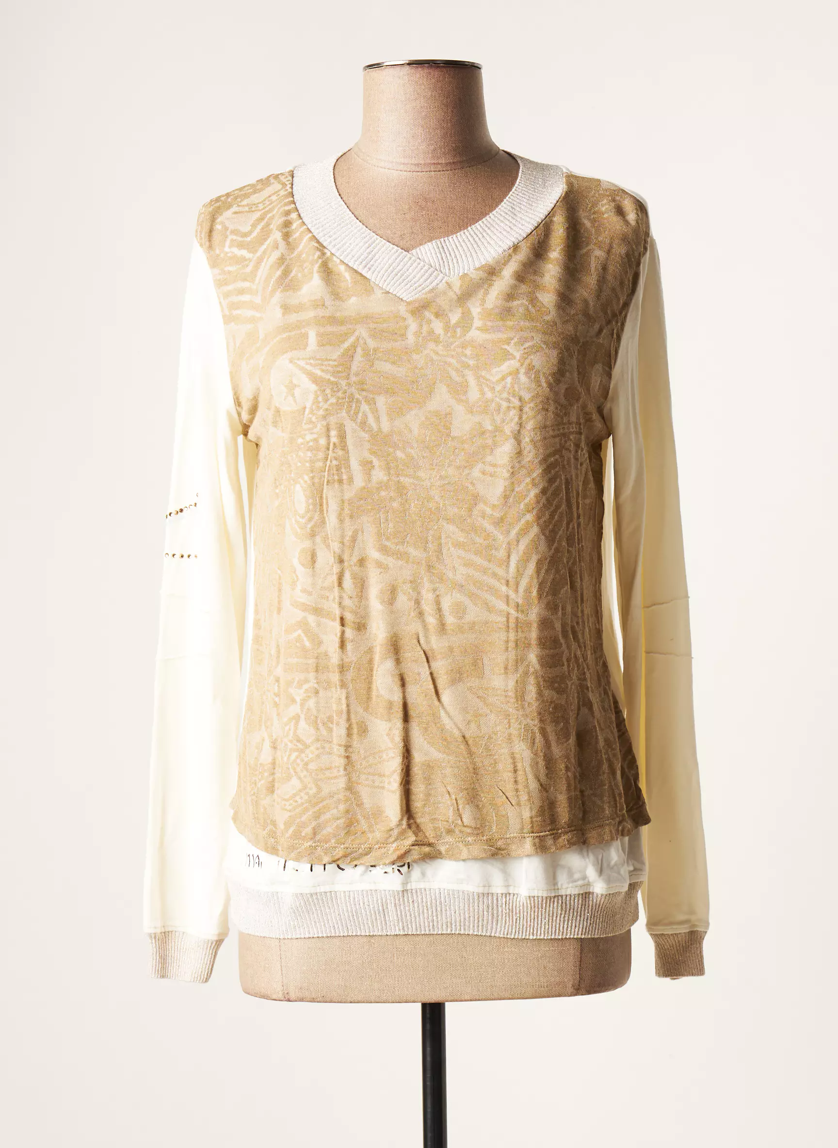 Elisa Cavaletti Tops Femme couleur beige