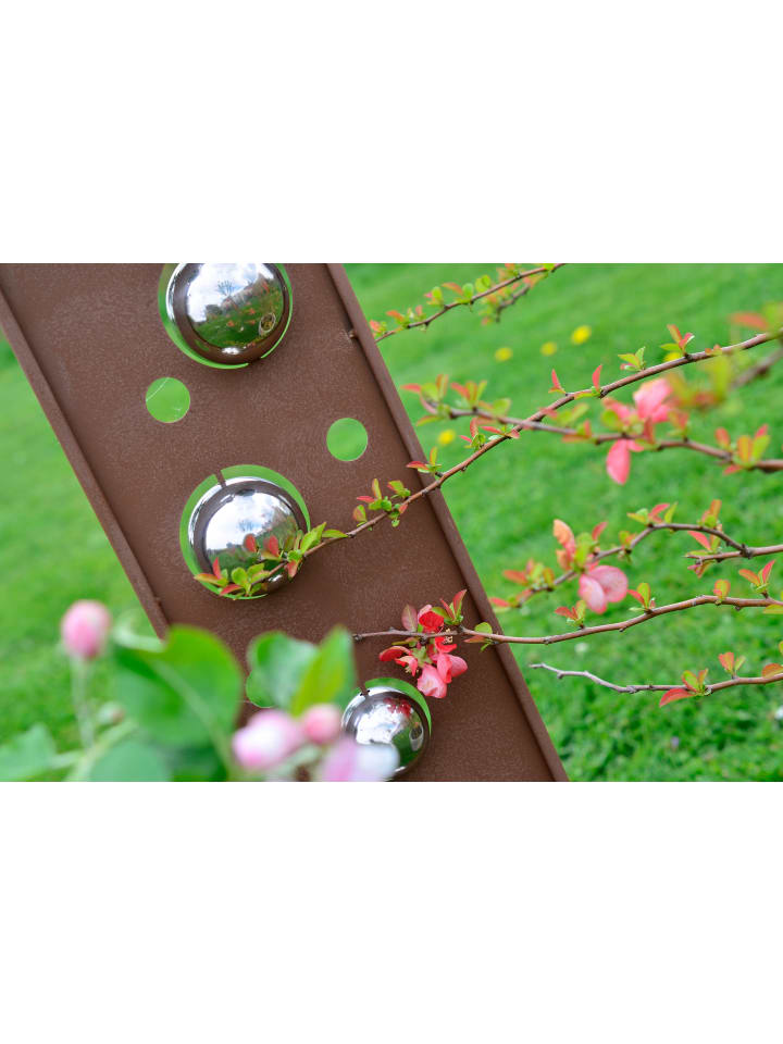 kobolo Gartendekoration RUSTY BUBBLES in Braun günstig kaufen onesize