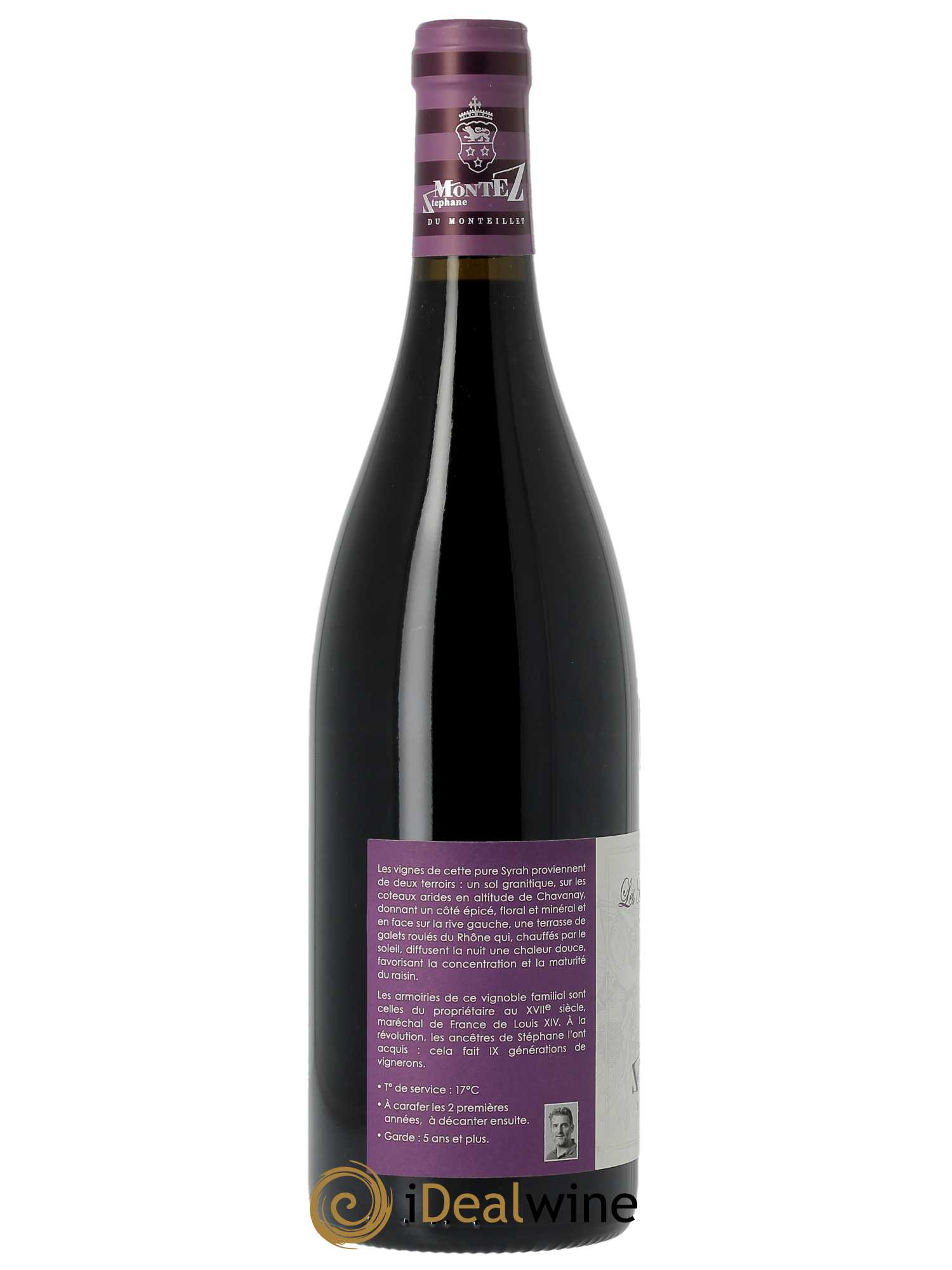 IGP Collines Rhodaniennes Les Hauts du Monteillet Monteillet (Domaine du) - Stéphane Montez  2021 - Lot de 1 Bouteille