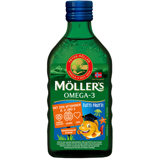 MÖLLER'S Omega-3 Kids Fruchtgeschmack Öl  250 ml  Öl