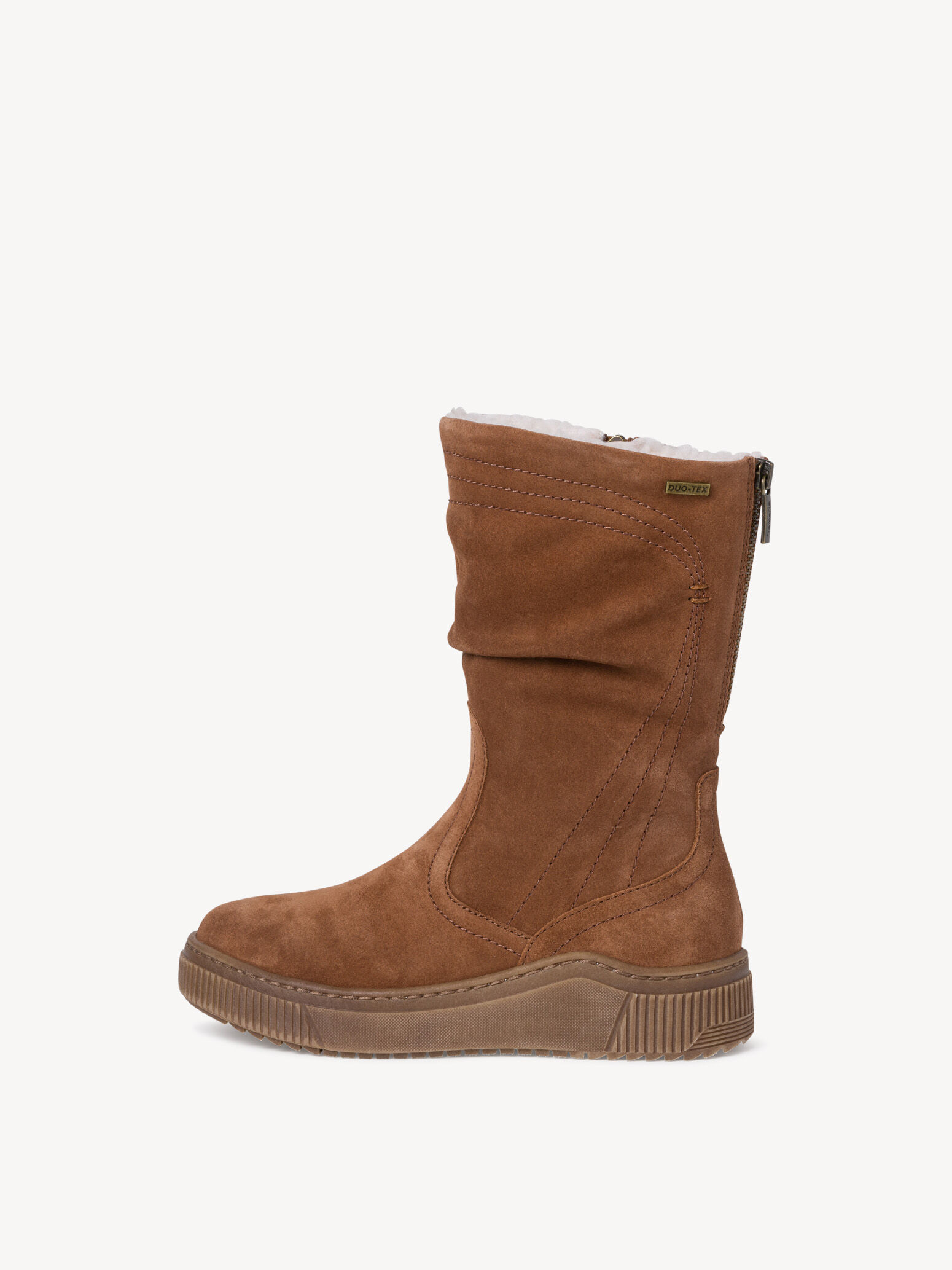 Bottine en cuir - marron