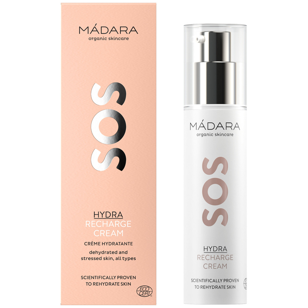 Madara Sos Hydra Recharge Cream Crème Hydratante Redynamisante Régénératrice