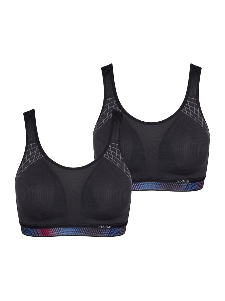 Triumph Sport-BH Triaction Cardio Flow in Black günstig kaufen