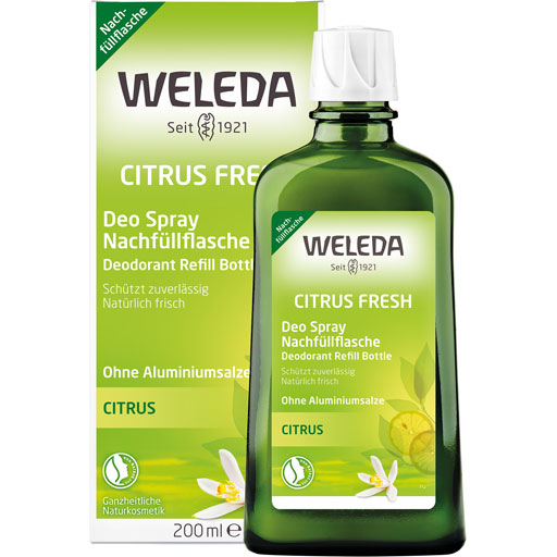 WELEDA Citrus Fresh Deo Spray Nachfüllflasche  200 ml  Spray