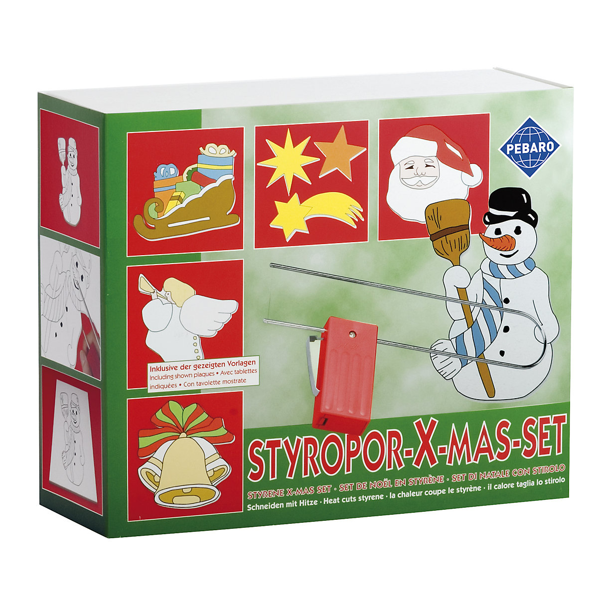 Styroporschneide-Bastelset Xmas, 800W