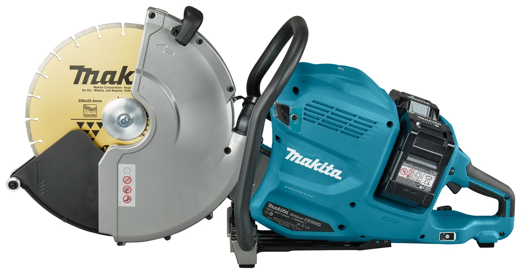 Makita CE002GL402X Doorslijper 355 mm 2 x 40V Max 4 x 8,0Ah Li-Ion met AWS zender