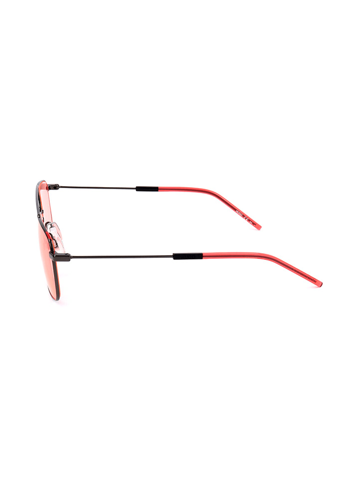 HUGO Herren-Sonnenbrille in Schwarz/ Rot günstig kaufen 58