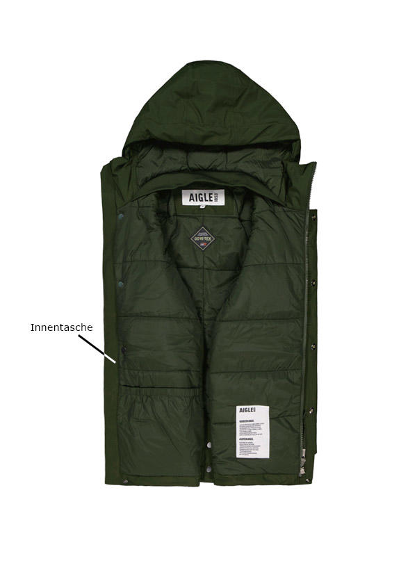 Aigle, Funktionsjacke, Mikrofaser GORE-TEX®, tannengrün