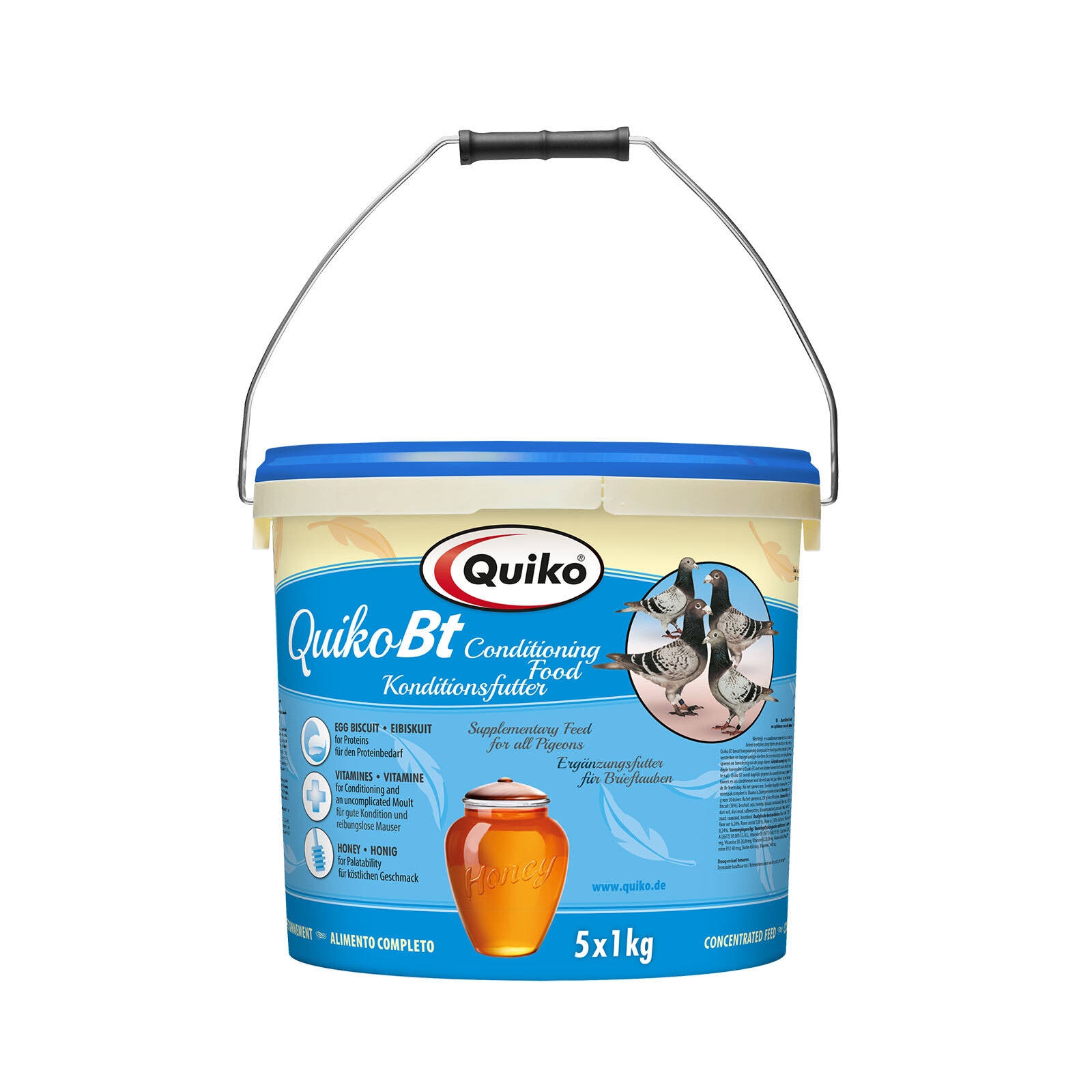 Quiko Hauptfutter Quiko Bt 5 Kg: Reise- und Konditionsfutter für Brieftauben
