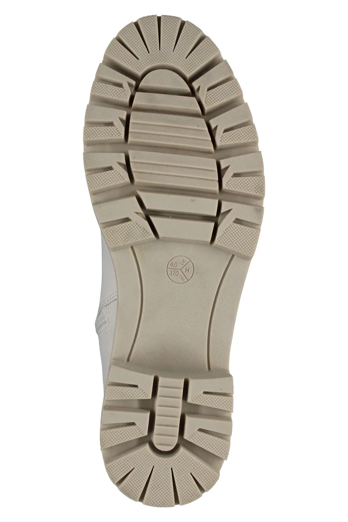 Jana  Stiefelette - Beige - Blockabsatz