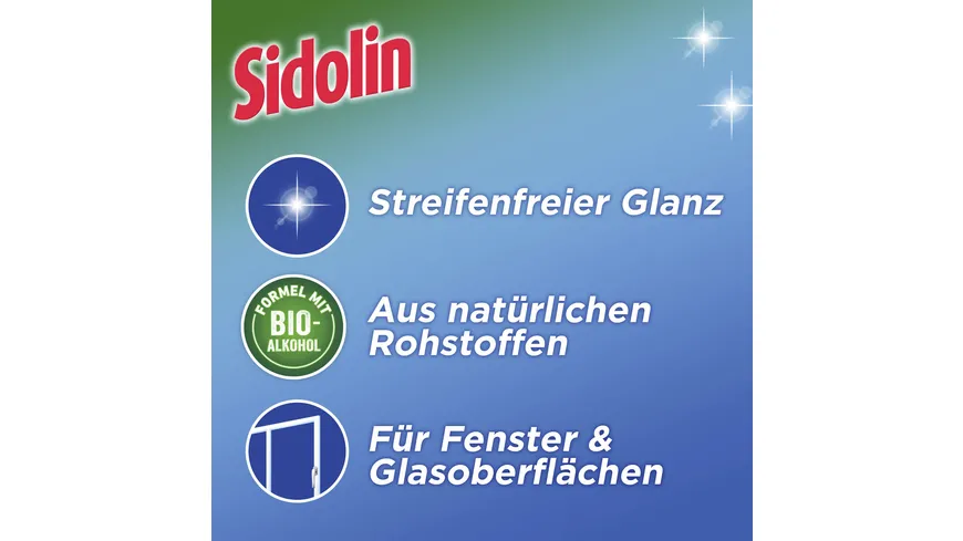 SIDOLIN Streifenfrei Cristal 500 ml