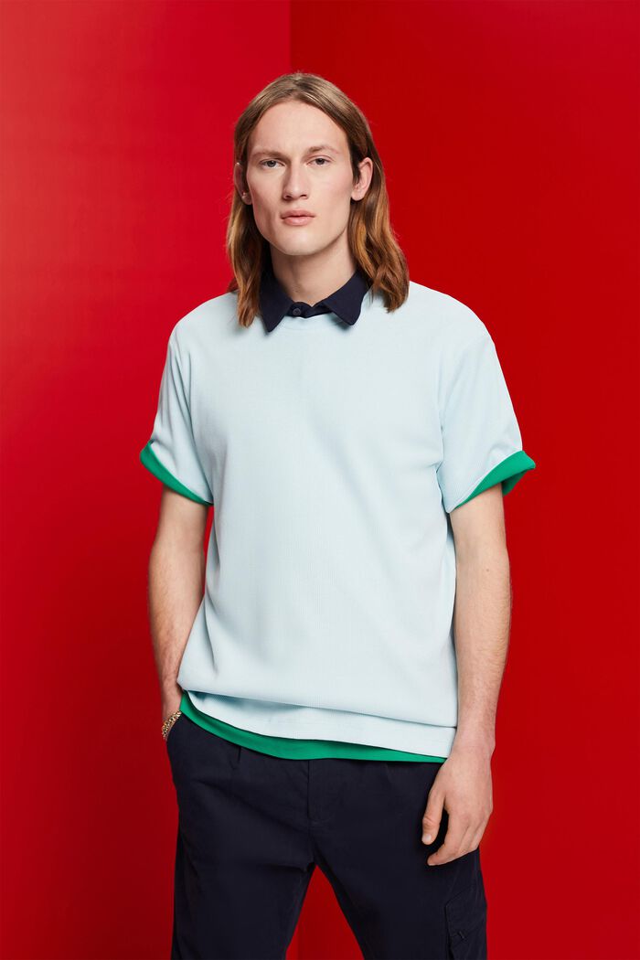 Geripptes T-Shirt
