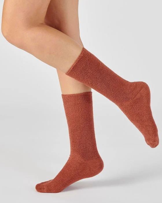 Chaussettes maille jersey bouclette Thermolactyl