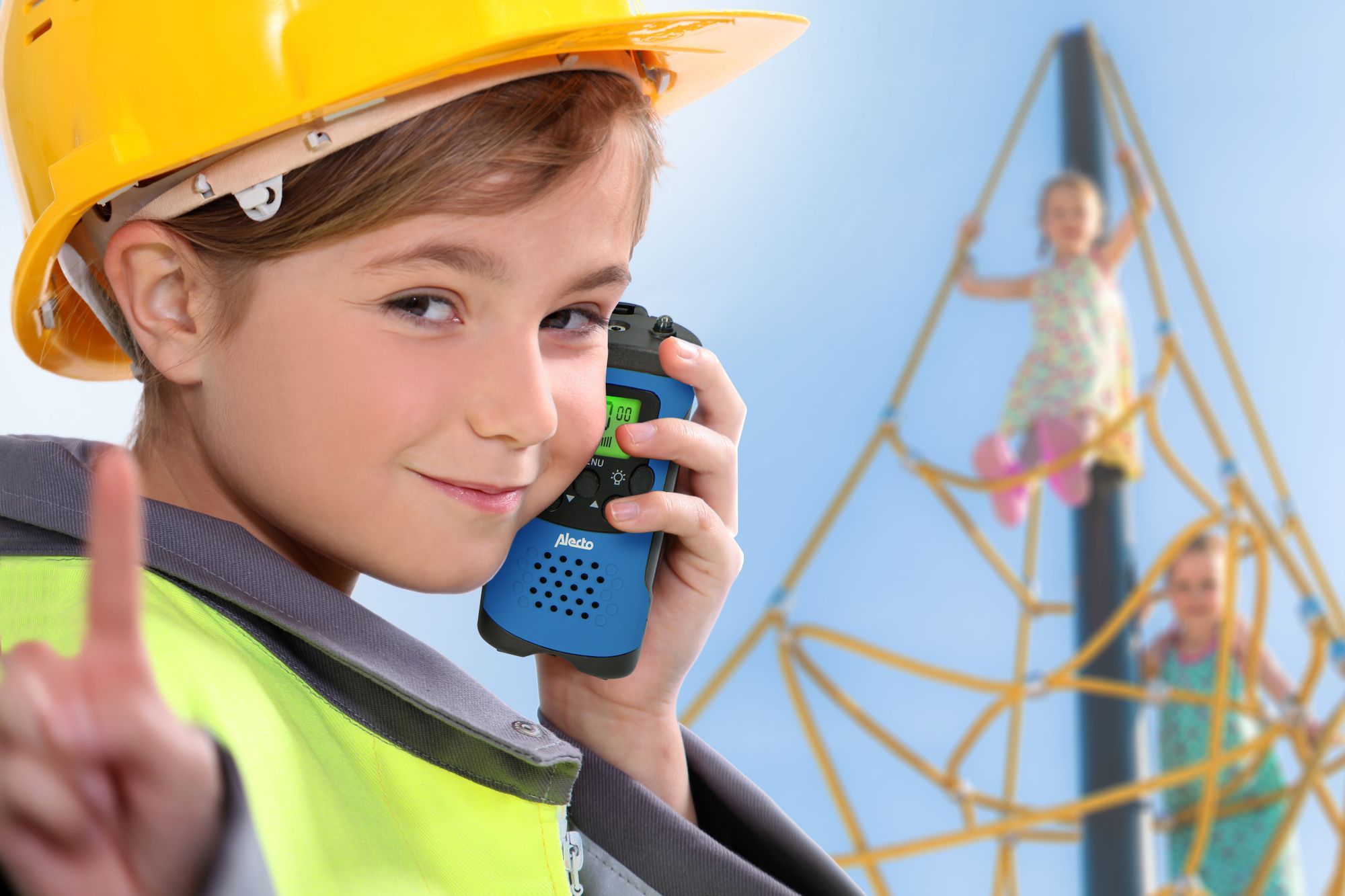 Alecto FR-115BW Set mit 2 Walkie Talkies