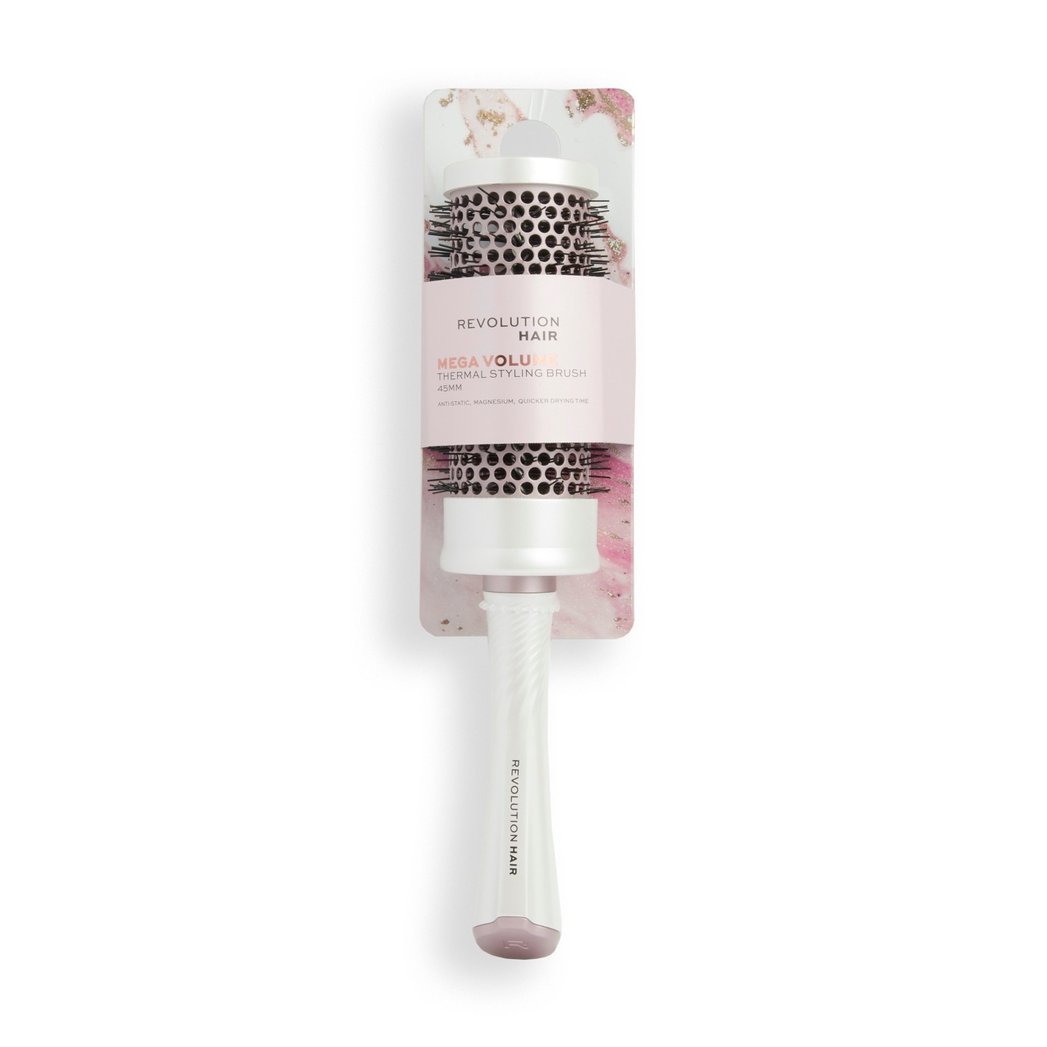 Mega Volume Round Barrel Thermal Styling Hairbrush large 45mm