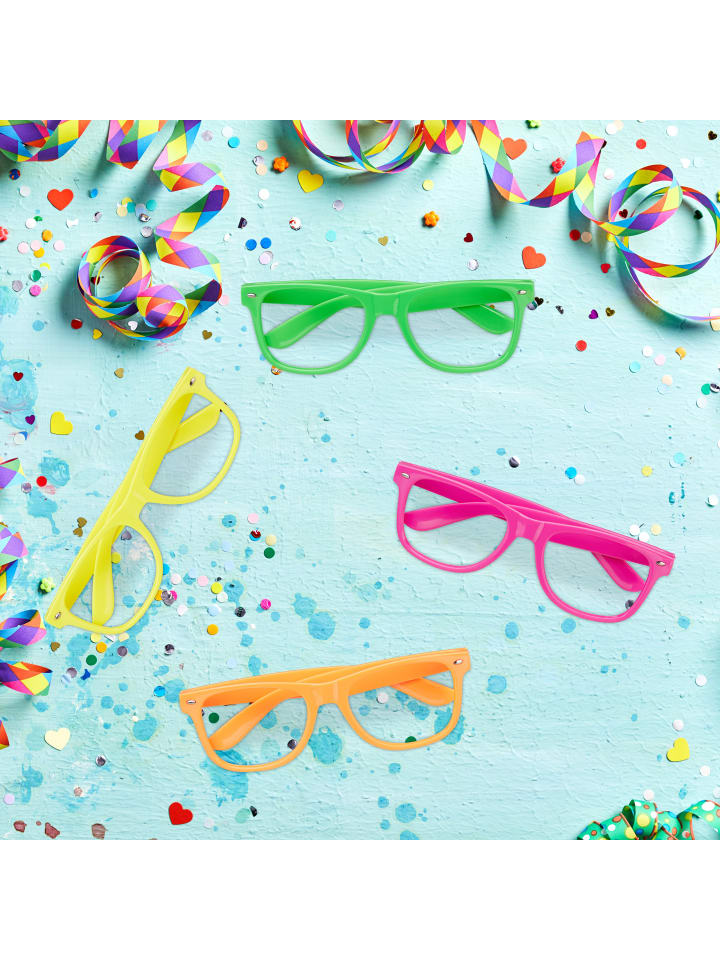 relaxdays 12x Partybrille in Bunt günstig kaufen onesize