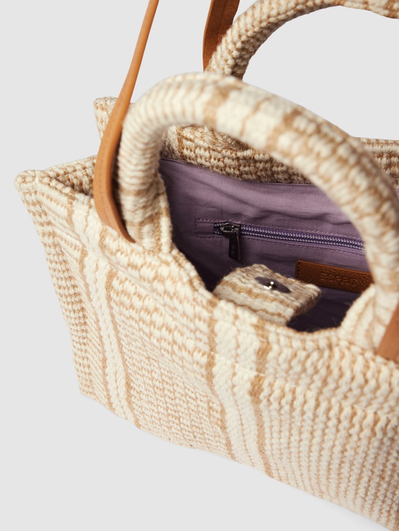 Tote Bag mit Jute-Anteil Modell 'Orlane' in sand