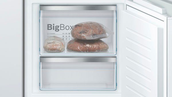 BOSCH Einbaukühlgefrierkombination 6 KIS87ADD0, 177,2 cm hoch, 55,8 cm breit