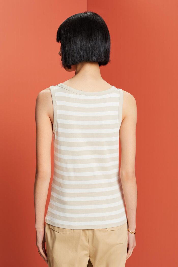 Gestreiftes Tanktop aus Baumwolle