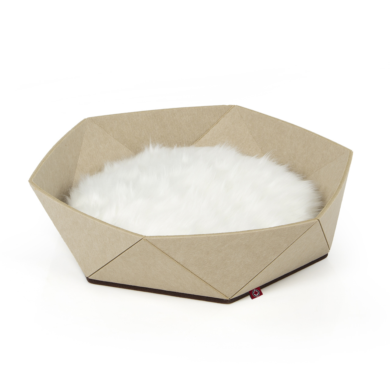 Canadian Cat Company Katzenbetten & Katzensofas Canadian Cat Company Filz-Katzenkorb Zoey beige
