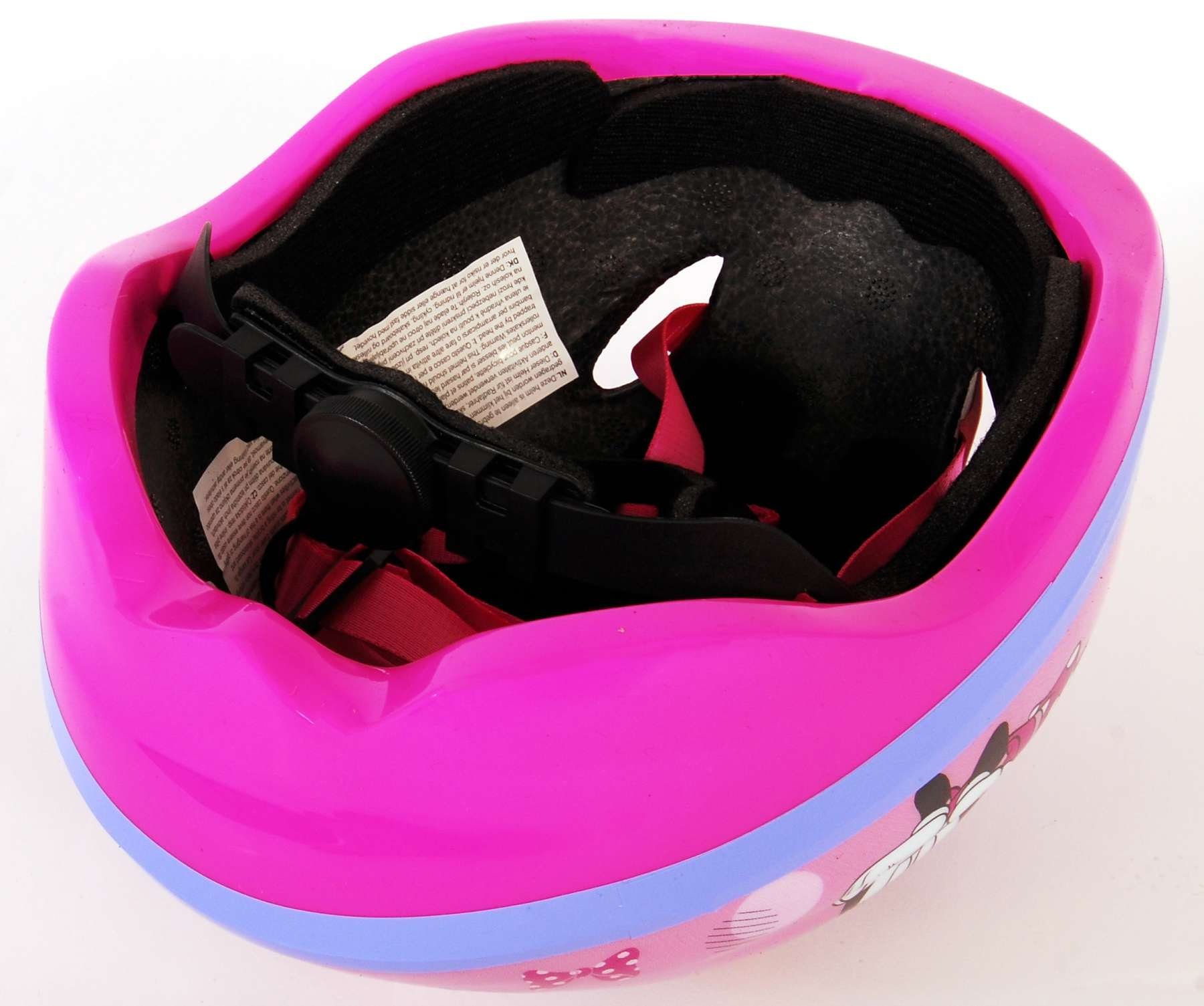 LeNoSa Kinderfahrradhelm  Minnie Maus Fahrradhelm Größe 52-56 cm (1-tlg)