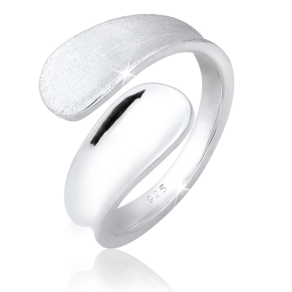 Elli Elli Bague Basic Open-Ring 925er Silber Bague