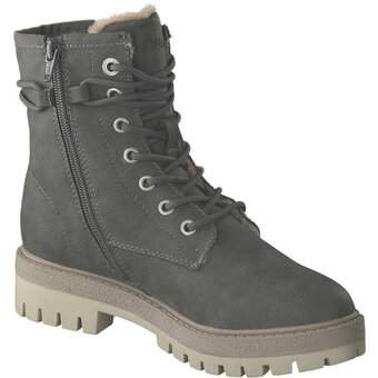 s.Oliver Schnürstiefelette in grau