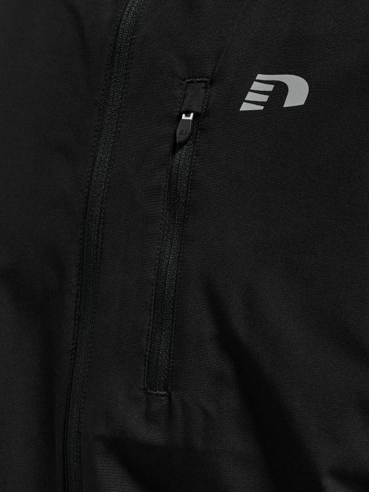 Newline Newline Reißverschluss Vest Reflektierend Logo Men's Core Herren in BLACK günstig kaufen