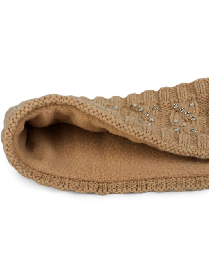 styleBREAKER Strick Stirnband in Beige günstig kaufen onesize