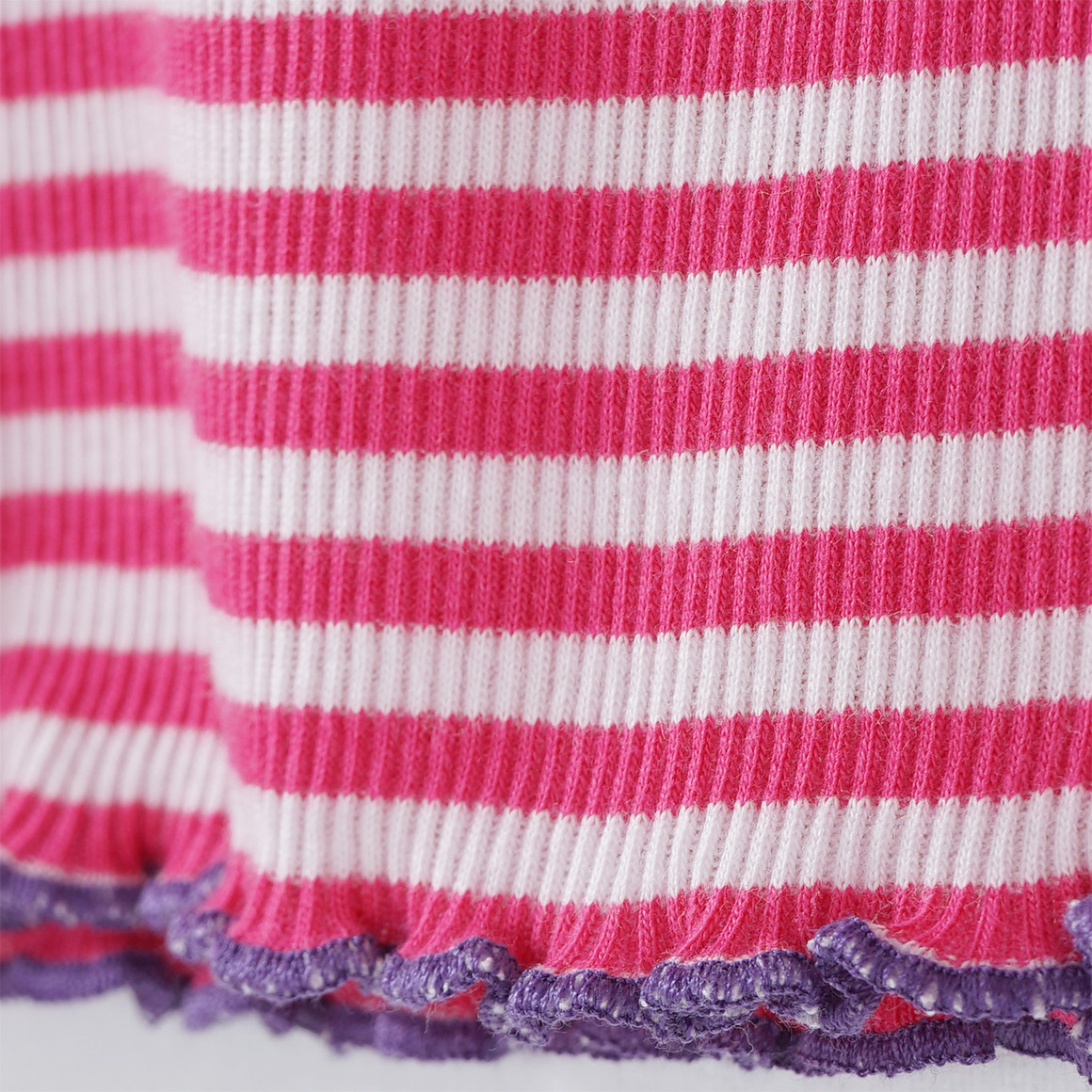 Mädchen Langarmshirt in Rippqualität