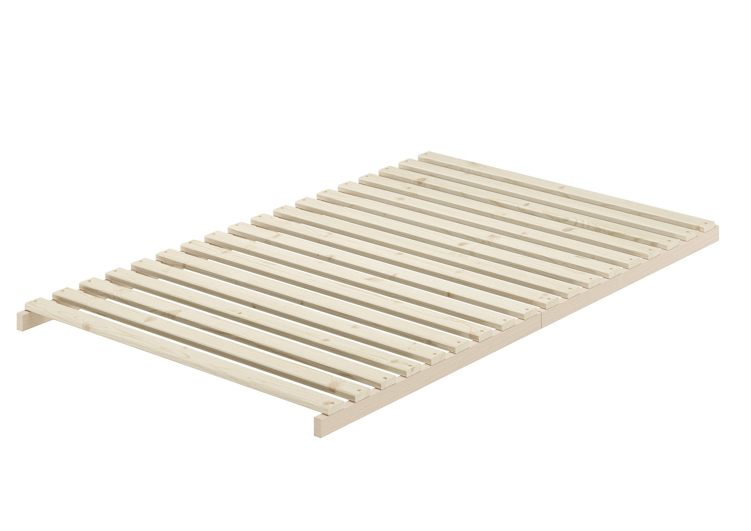 Rollrost Lattenrost völlig metallfrei Stecksystem 120x200, ERST-HOLZ