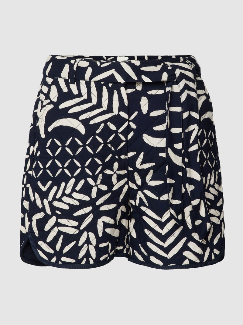 Shorts in Stepp-Design Modell 'IRMOON' in marineblau