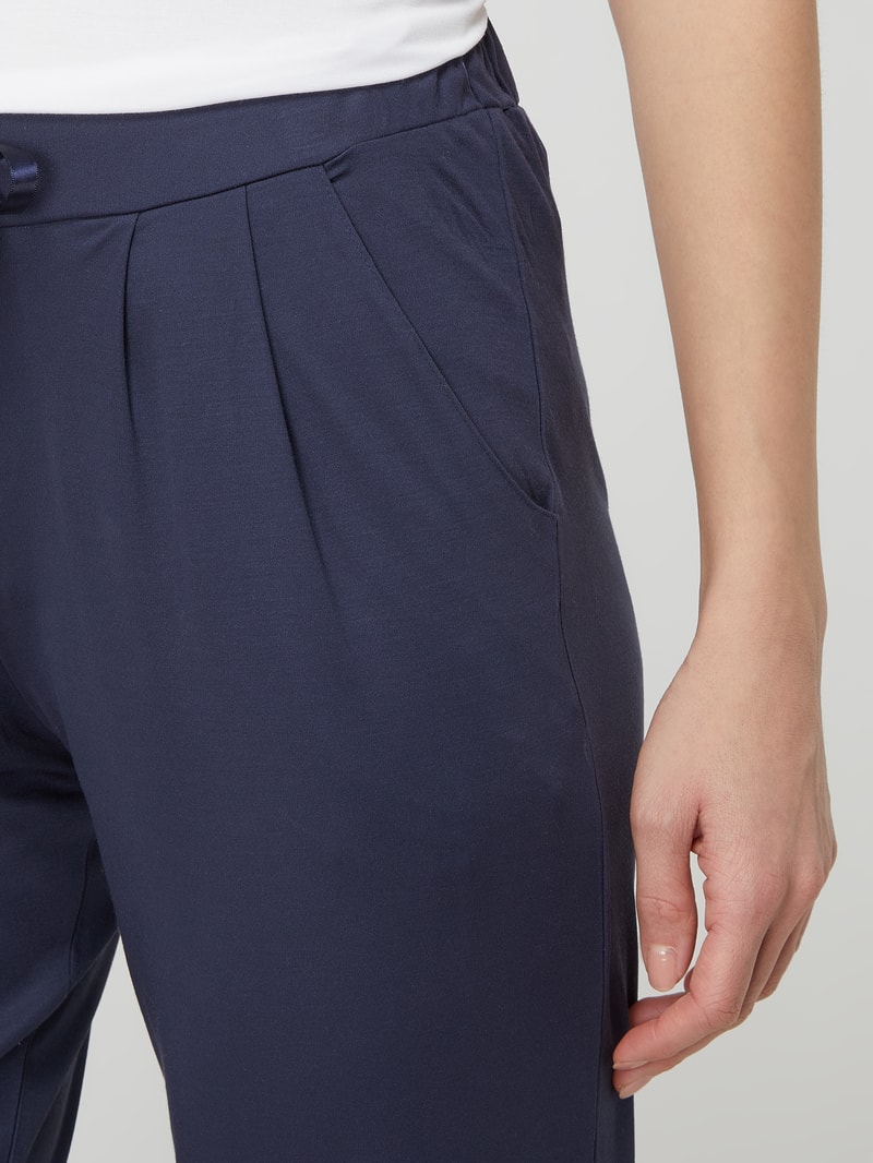 Lounge-Hose aus Modal in marineblau