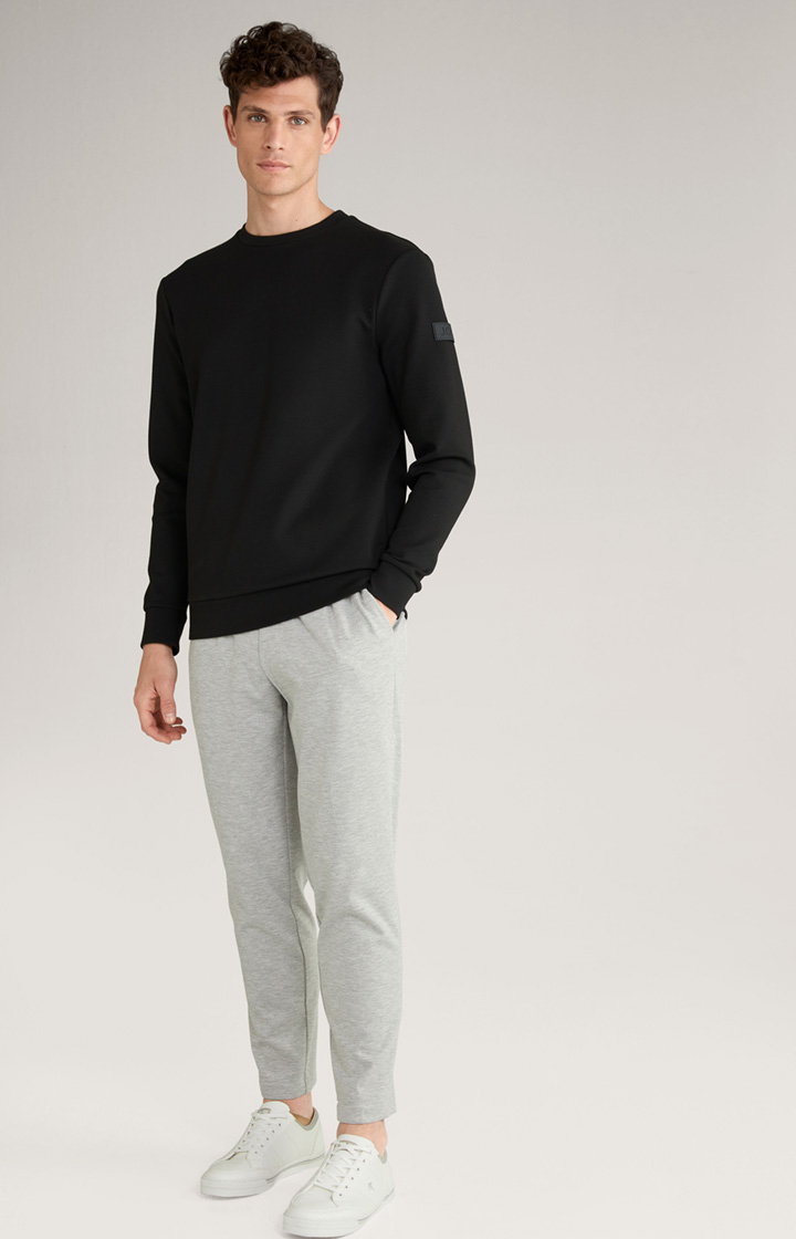 Sweatshirt Steve in Schwarz