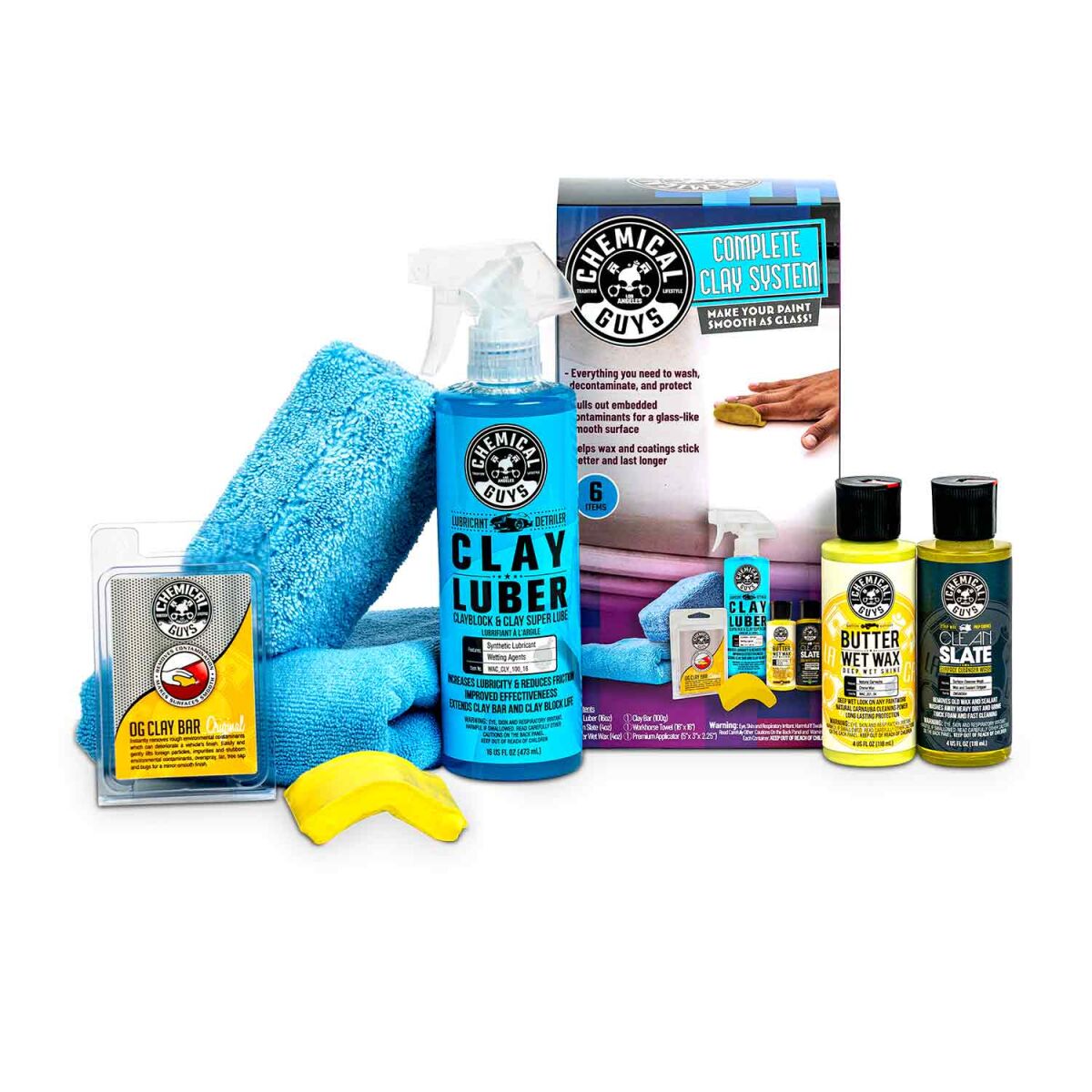 Chemical Guys Complete Clay System Reinigungsknete SET