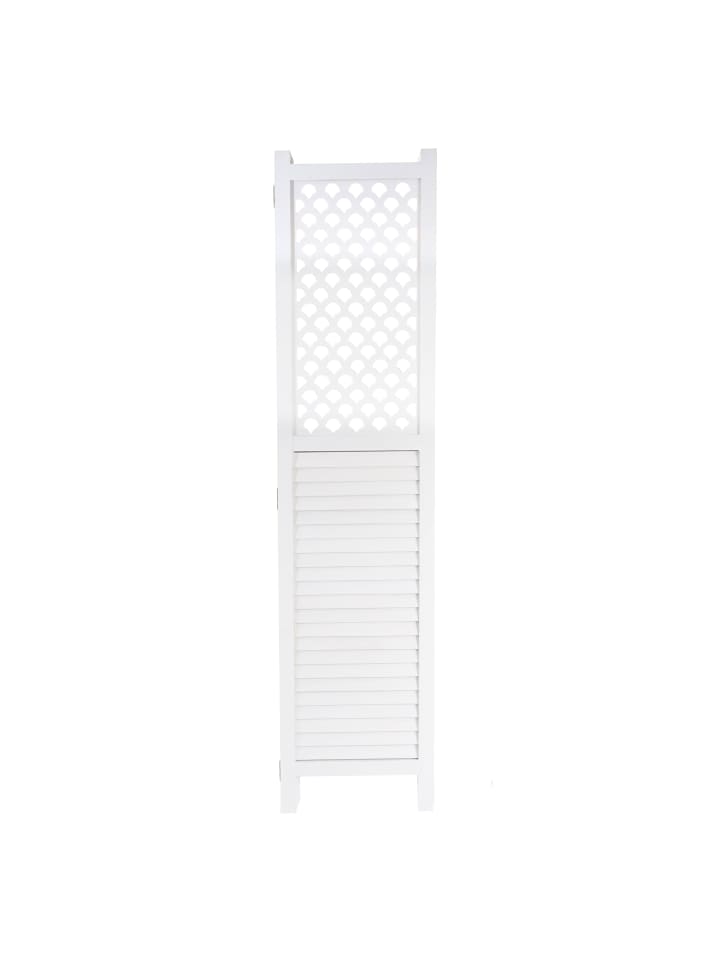 MCW Paravent A84 mit Ornamente, Weiß günstig kaufen onesize