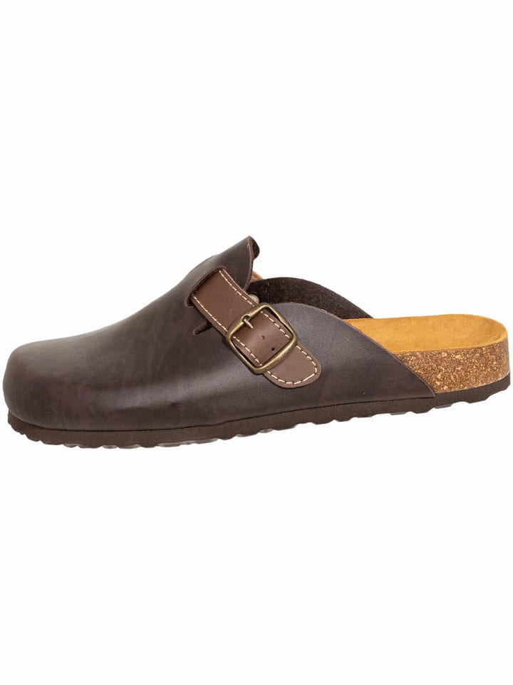 SALIHA Pantoletten Bioline-Pantolette in braun günstig kaufen