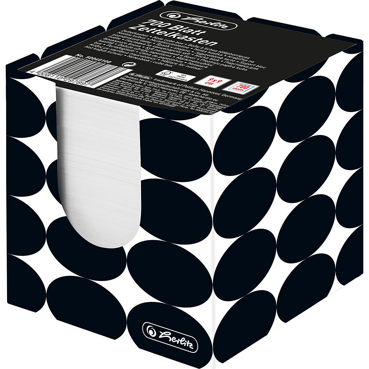 Zettelkasten Just Black, 700 Blatt