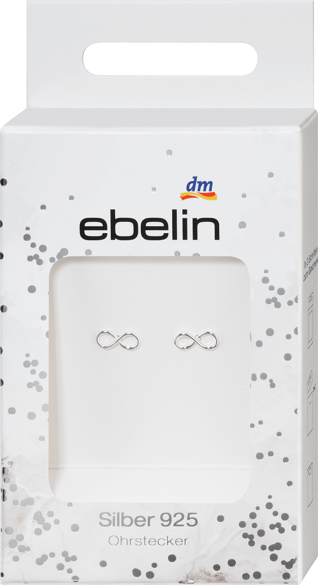 Ohrstecker Unendlichkeitszeichen 925 Silber, 2 St